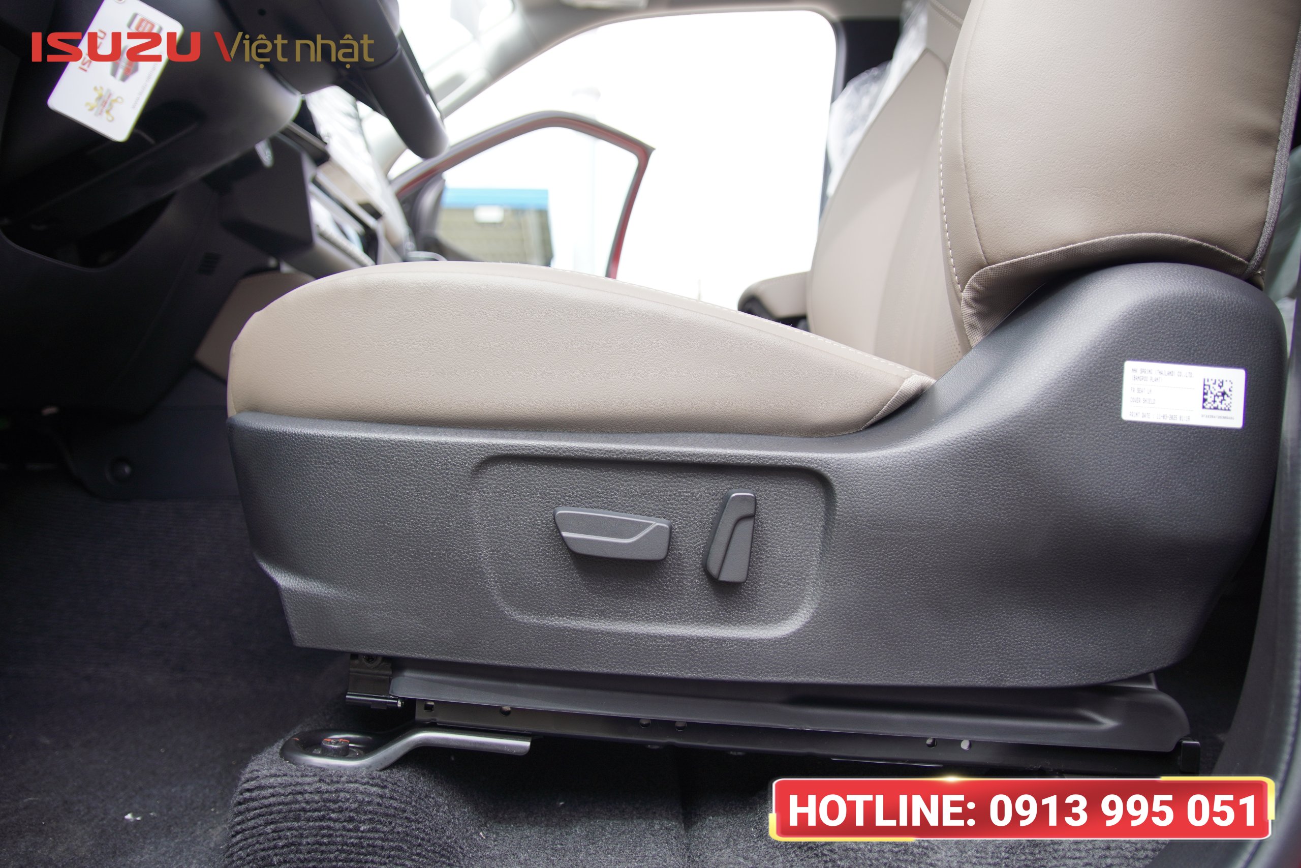 Ghế lái chỉnh điện 8 hướng